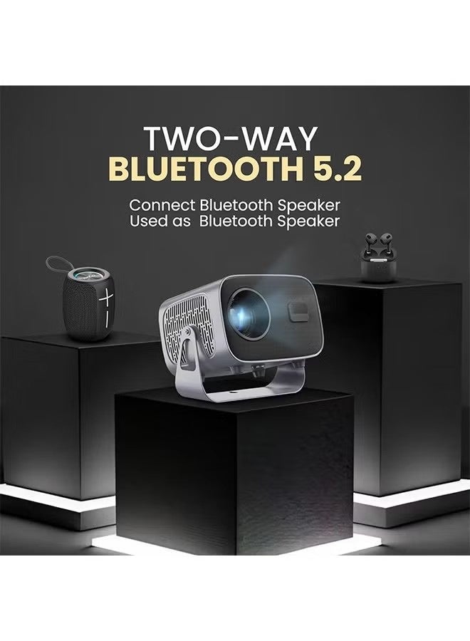 NexusTek 2026 Flagship Edition LED Portable Projector | True 4K Full HD, Smart WiFi, 200" Giant Screen, Electric Focus & Correction, Android 11.0, 5G Dual-Band Bluetooth, Mobile Cinema, Universal Compatibility - Image 4